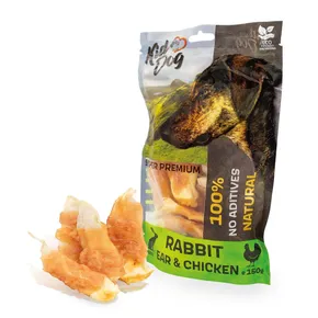 KIDDOG SUPER PREMIUM 100% Hühnerbrust auf Hasenohr 150 g